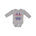 thumbnail image 1 of Inktastic America Est 1776 4th of July Boys or Girls Long Sleeve Baby Bodysuit, 1 of 5