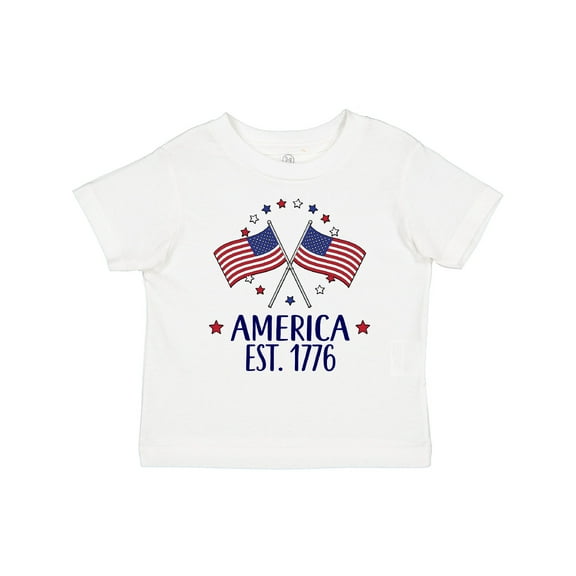 Inktastic America Est 1776 4th of July Boys or Girls Toddler T-Shirt