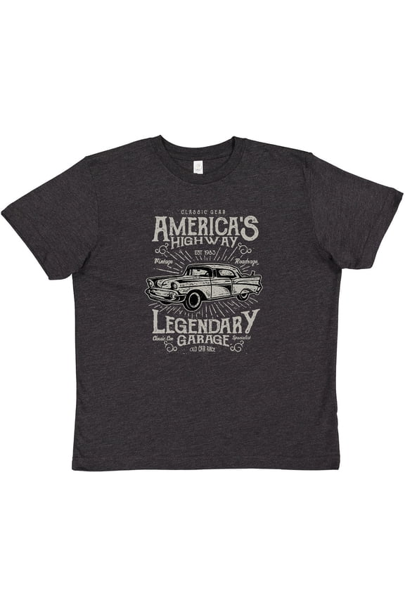 America's  Highway Classic Car Youth T-Shirt