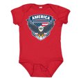 thumbnail image 1 of Inktastic America with Eagle Shield and Banner Boys or Girls Baby Bodysuit, 1 of 5