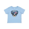 thumbnail image 1 of Inktastic America with Eagle Shield and Banner Boys or Girls Baby T-Shirt, 1 of 5