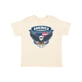 thumbnail image 1 of Inktastic America with Eagle Shield and Banner Boys or Girls Toddler T-Shirt, 1 of 5