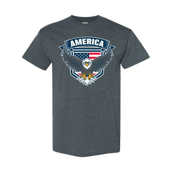 Inktastic America with Eagle Shield and Banner T-Shirt