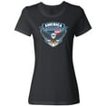 thumbnail image 1 of Inktastic America with Eagle Shield and Banner Women's T-Shirt, 1 of 5