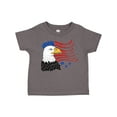 thumbnail image 1 of Inktastic American Bald Eagle and Flag Sketch Style Boys or Girls Toddler T-Shirt, 1 of 5