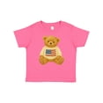 thumbnail image 1 of Inktastic American Flag Bear Boys or Girls Baby T-Shirt, 1 of 5