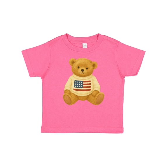 Inktastic American Flag Bear Boys or Girls Baby T-Shirt