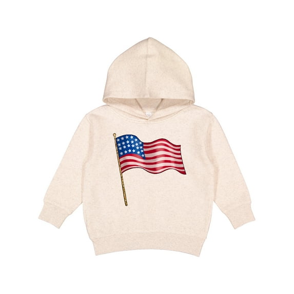 Inktastic American Flag Design Toddler Hoodie