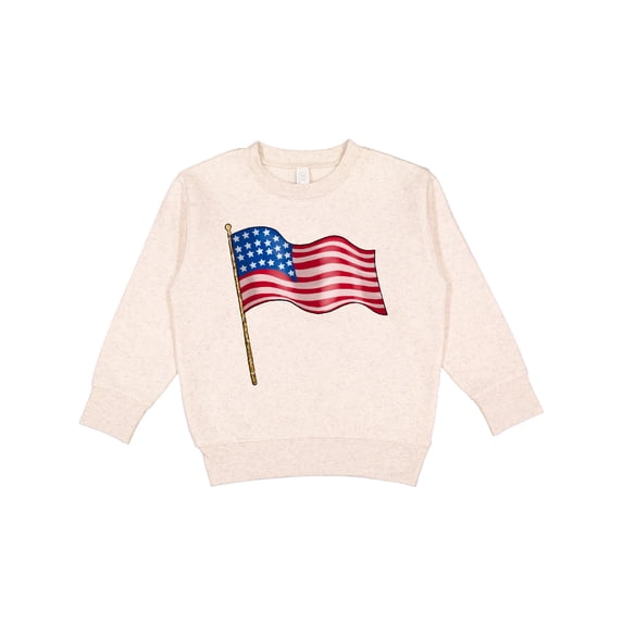 Inktastic American Flag Design Toddler Sweatshirt