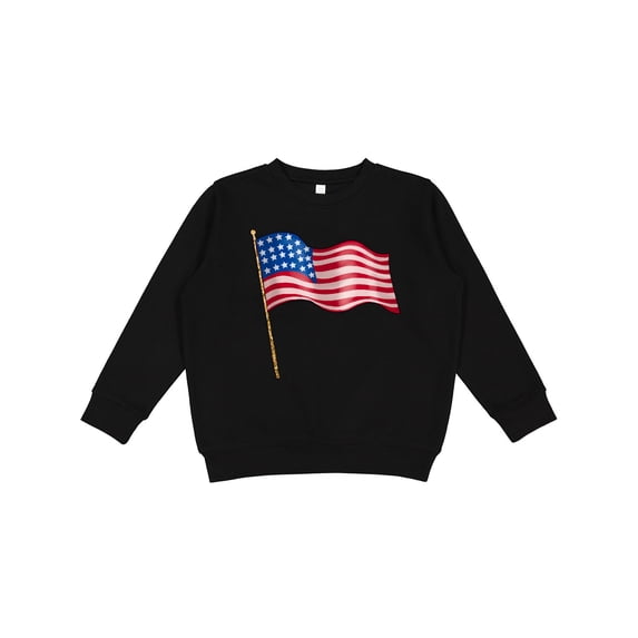 Inktastic American Flag Design Youth Sweatshirt