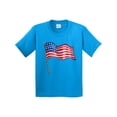 thumbnail image 1 of Inktastic American Flag Design Youth T-Shirt, 1 of 5