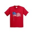 thumbnail image 1 of Inktastic American Flag Design Youth T-Shirt, 1 of 5