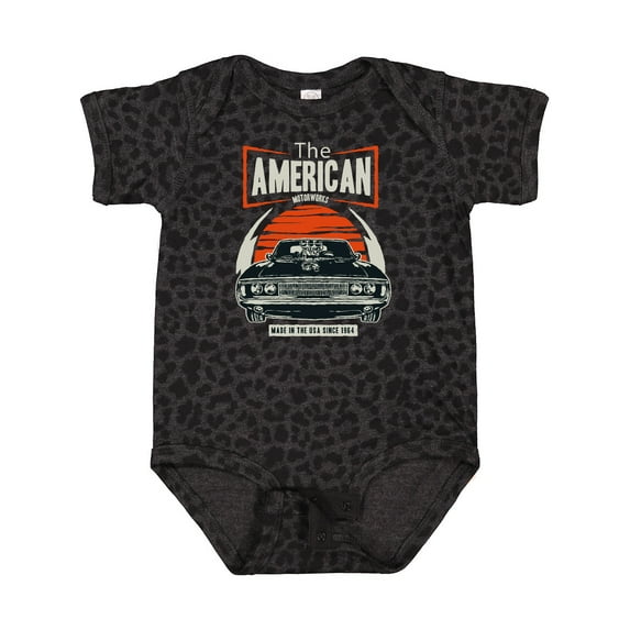 Inktastic American Muscle Vintage Car Boys or Girls Baby Bodysuit