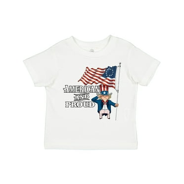 Inktastic American and Proud Boys or Girls Toddler T-Shirt