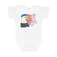 thumbnail image 1 of Inktastic American bald eagle and flag sketch style Boys or Girls Baby Bodysuit, 1 of 5