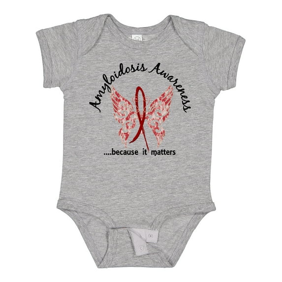 Inktastic Amyloidosis Butterfly 6.1 Boys Baby Bodysuit