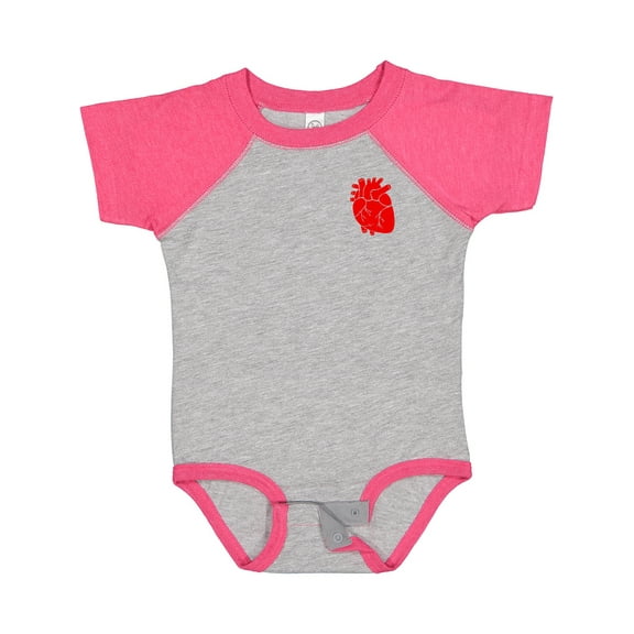 Inktastic Anatomical Heart Boys or Girls Baby Bodysuit