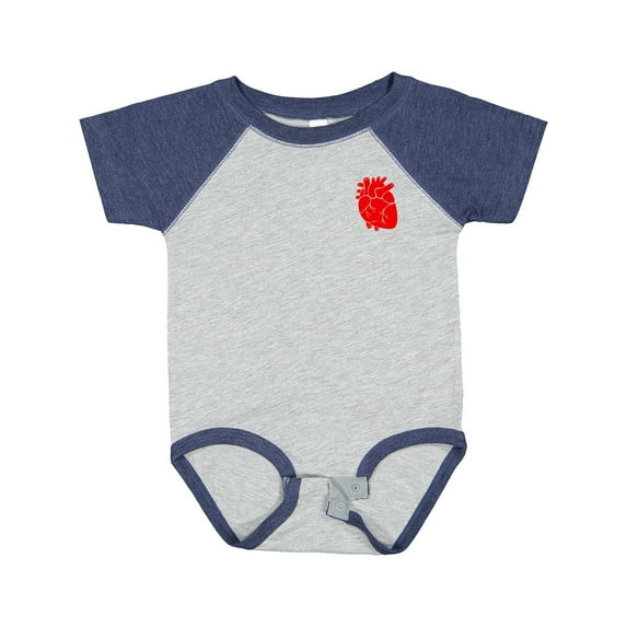 Inktastic Anatomical Heart Boys or Girls Baby Bodysuit