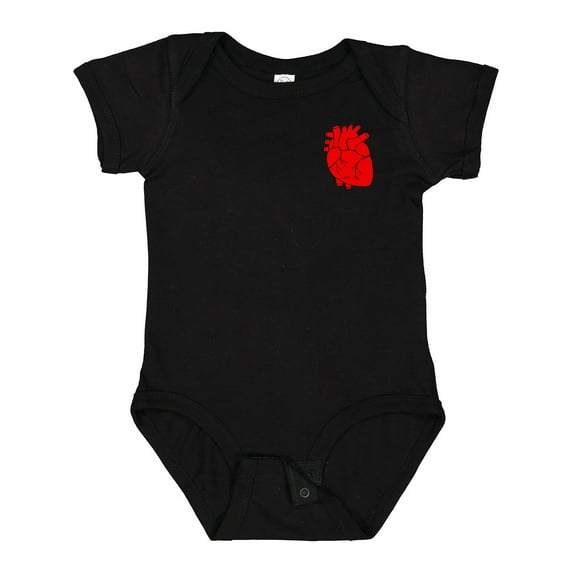 Inktastic Anatomical Heart Boys or Girls Baby Bodysuit