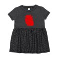 thumbnail image 1 of Inktastic Anatomical Heart Girls Baby Dress, 1 of 5