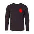 thumbnail image 1 of Inktastic Anatomical Heart Long Sleeve Youth T-Shirt, 1 of 5