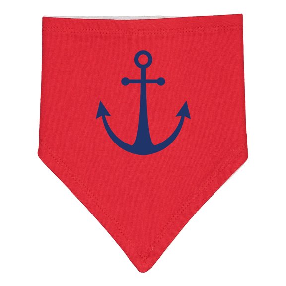 Inktastic Anchor Nautical Baby Bandana Bib