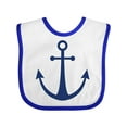 thumbnail image 1 of Inktastic Anchor Nautical Boys or Girls Baby Bib, 1 of 4