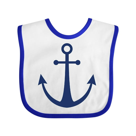 Inktastic Anchor Nautical Boys or Girls Baby Bib