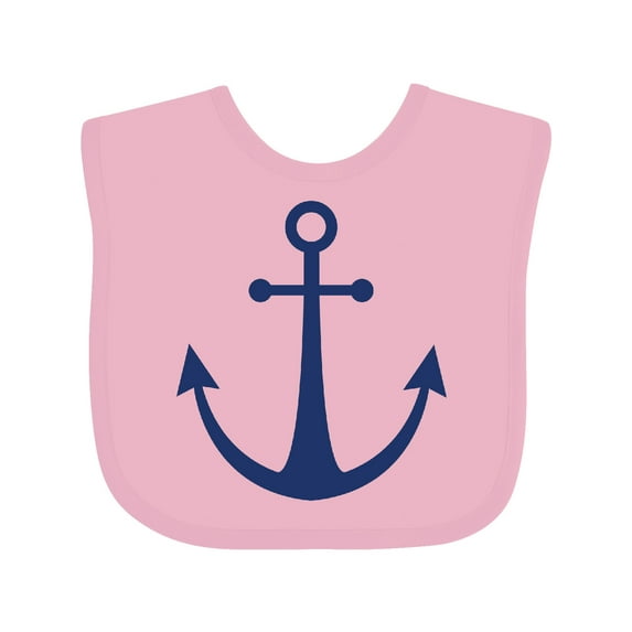 Inktastic Anchor Nautical Boys or Girls Baby Bib