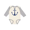 thumbnail image 1 of Inktastic Anchor Nautical Boys or Girls Long Sleeve Baby Bodysuit, 1 of 5