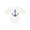 thumbnail image 1 of Inktastic Anchor Nautical Boys or Girls Long Sleeve Baby Bodysuit, 1 of 5
