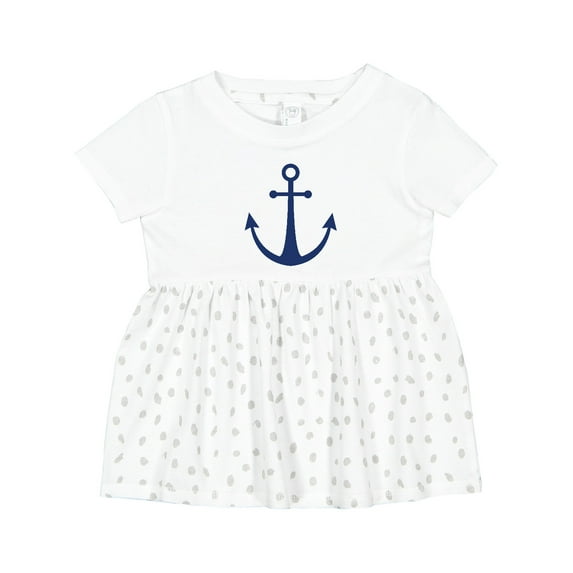 Inktastic Anchor Nautical Girls Baby Dress