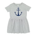 thumbnail image 1 of Inktastic Anchor Nautical Girls Toddler Dress, 1 of 5