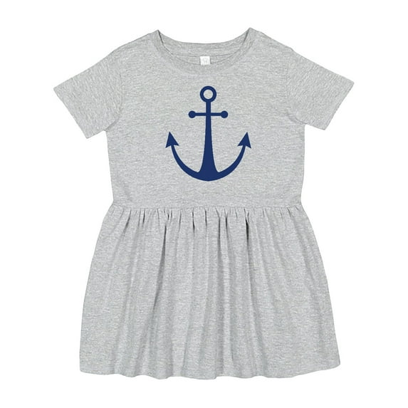 Inktastic Anchor Nautical Girls Toddler Dress