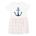 thumbnail image 1 of Inktastic Anchor Nautical Girls Toddler Dress, 1 of 5