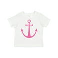 thumbnail image 1 of Inktastic Anchor Nautical Pink Girls Toddler T-Shirt, 1 of 5