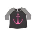 thumbnail image 1 of Inktastic Anchor Nautical Pink Women's Plus Size T-Shirt, 1 of 5