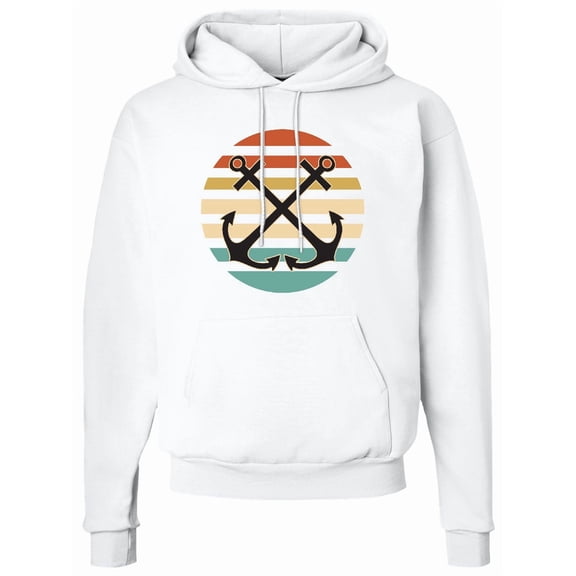 Inktastic Anchor Nautical Sailing Sunset Adult Hoodie Sweatshirt