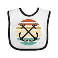 thumbnail image 1 of Inktastic Anchor Nautical Sailing Sunset Boys or Girls Baby Bib, 1 of 4