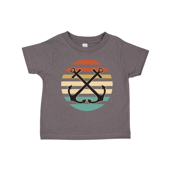 Inktastic Anchor Nautical Sailing Sunset Boys or Girls Toddler T-Shirt