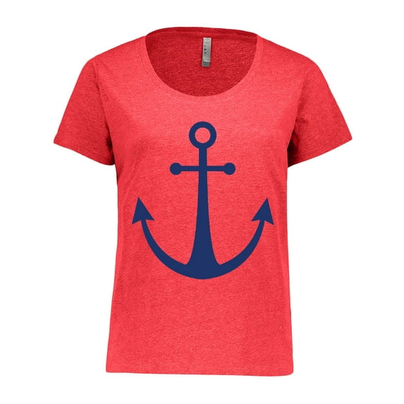 Inktastic Anchor Nautical Women's Plus Size T-Shirt