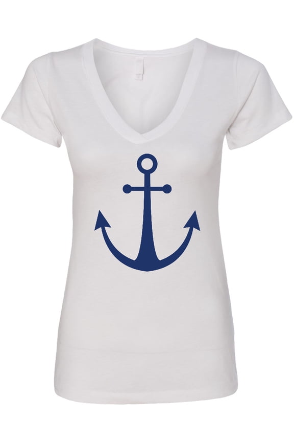Anchor Nautical Women's V-Neck T-Shirt