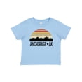 thumbnail image 1 of Inktastic Anchorage Alaska Skyline Boys or Girls Baby T-Shirt, 1 of 5