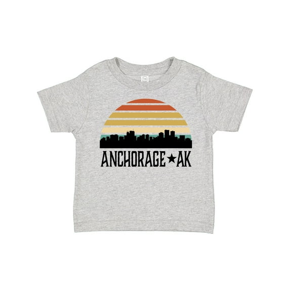 Inktastic Anchorage Alaska Skyline Boys or Girls Toddler T-Shirt