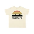 thumbnail image 1 of Inktastic Anchorage Alaska Skyline Boys or Girls Toddler T-Shirt, 1 of 5