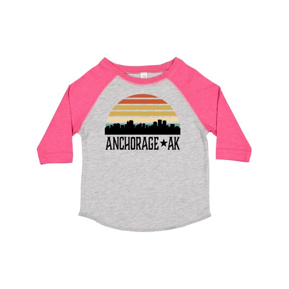 Inktastic Anchorage Alaska Skyline Boys or Girls Toddler T-Shirt