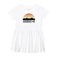thumbnail image 1 of Inktastic Anchorage Alaska Skyline Girls Baby Dress, 1 of 5