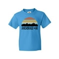 thumbnail image 1 of Inktastic Anchorage Alaska Skyline Youth T-Shirt, 1 of 5