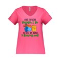 thumbnail image 1 of Inktastic And Into The Garden I Go- To Lose My Mind And Feed My Soul Women's Plus Size V-Neck T-Shirt, 1 of 4