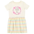 thumbnail image 1 of Inktastic And Though She Be but Little She is Fierce Girls Toddler Dress, 1 of 5